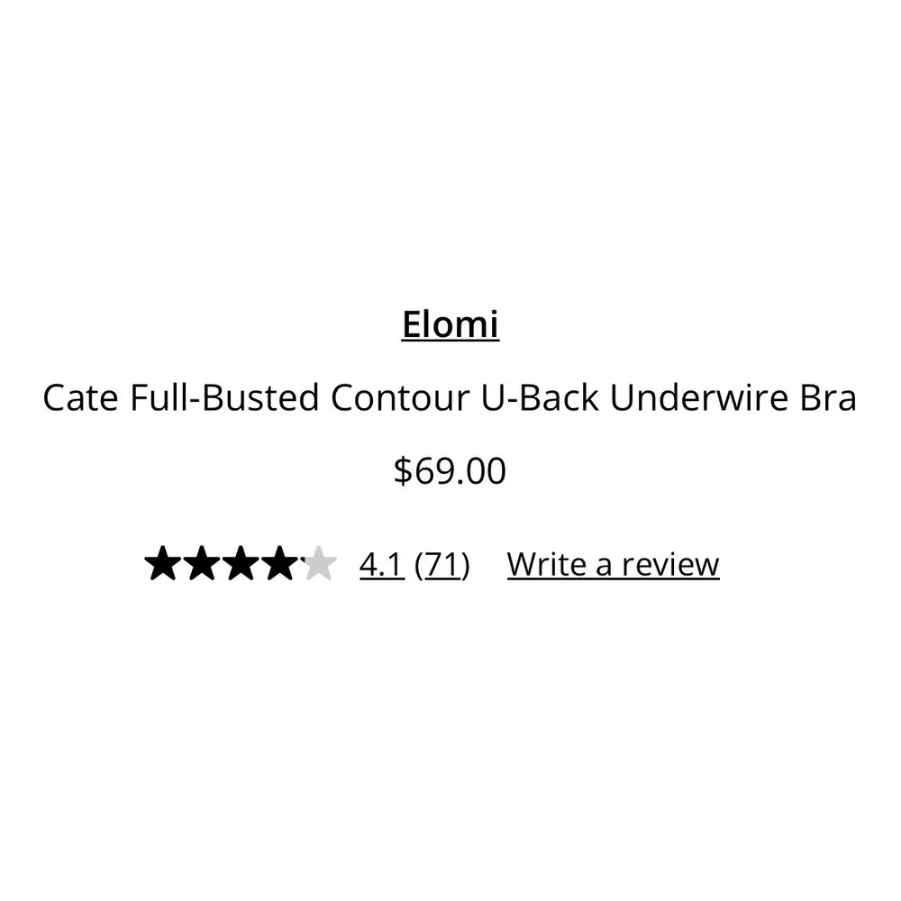 Elomi Cate Full-Busted Underwire Bra Hazel EL4030HAL 40I 406D